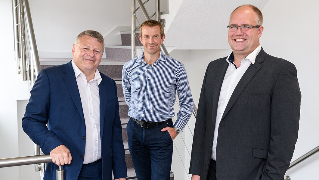 L-R: Grant Peggie, Julian Dennard and Phil Webb